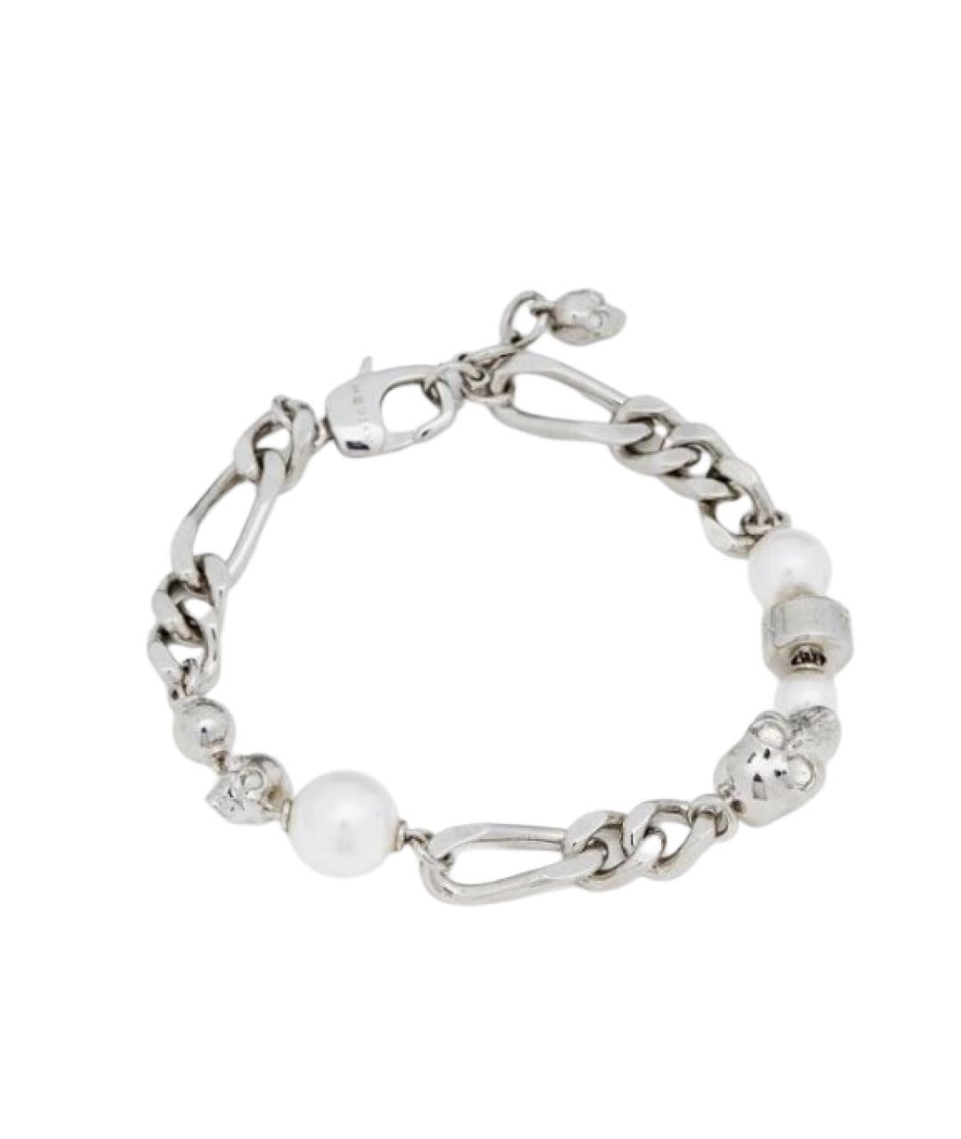 ALEXANDER MCQUEEN Серебрянный латунный браслет, фото 1