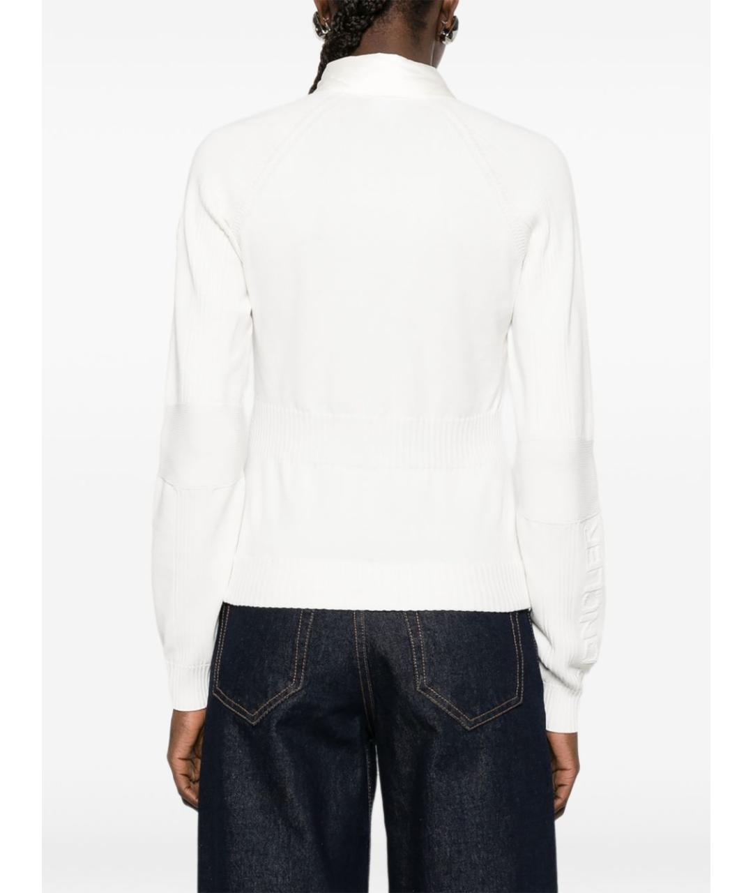 MONCLER GRENOBLE Белая полиамидовая куртка, фото 5