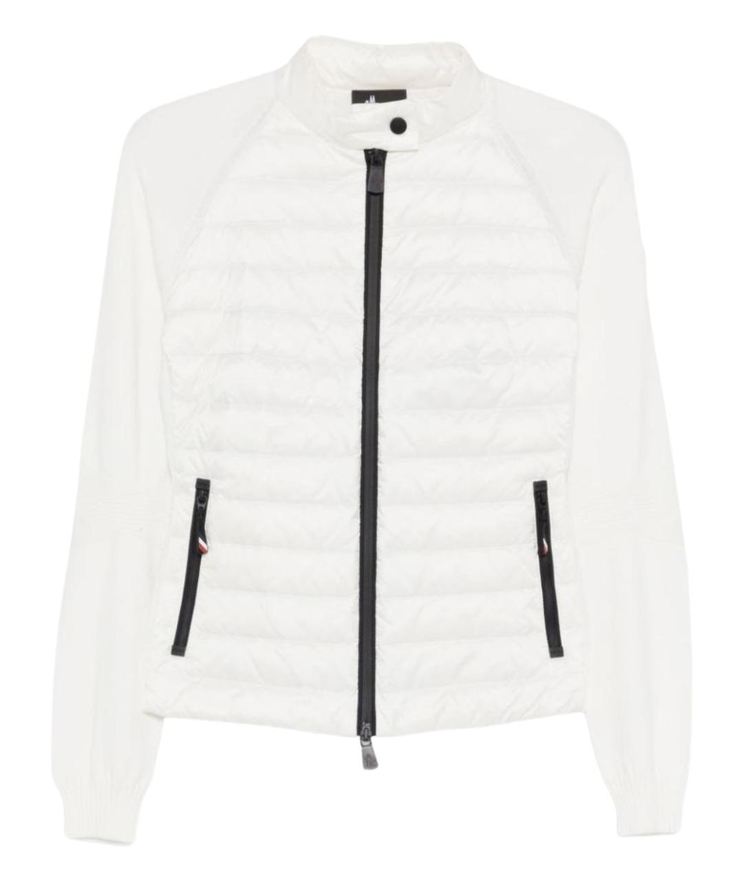 MONCLER GRENOBLE Белая полиамидовая куртка, фото 1