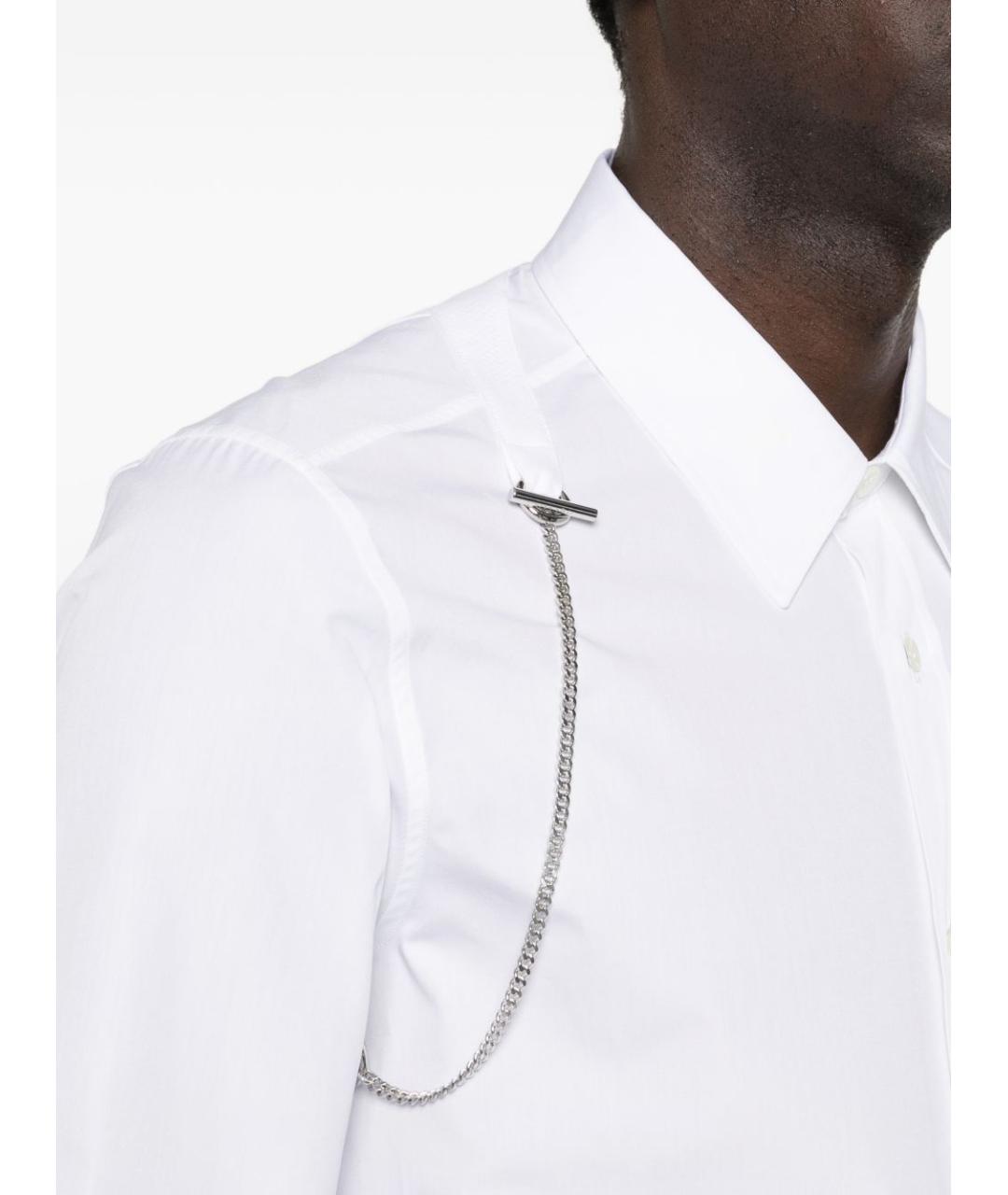 ALEXANDER MCQUEEN Белая классическая рубашка, фото 4