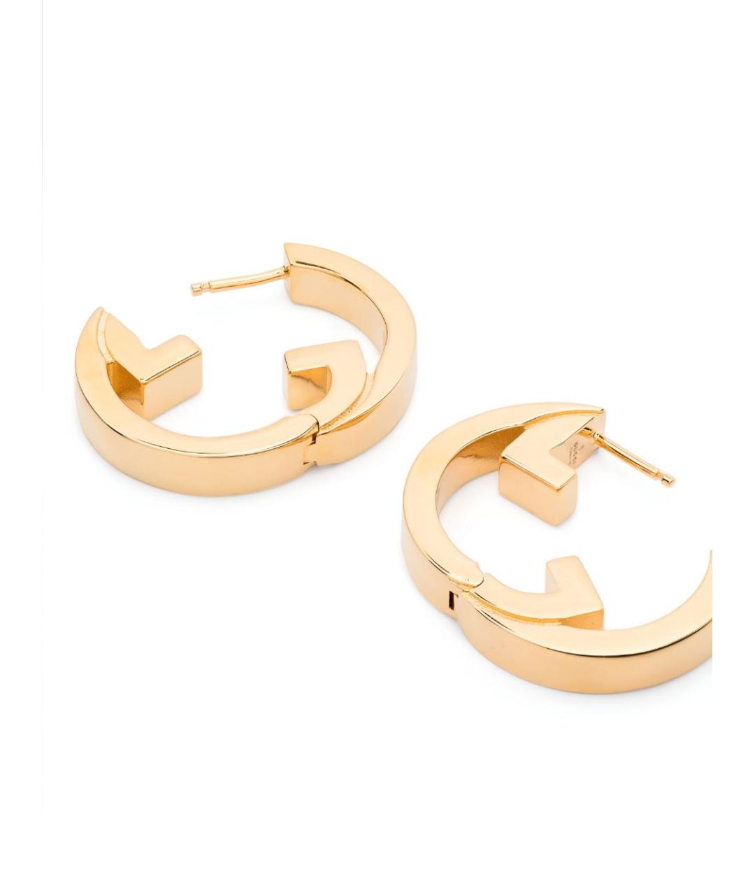 GUCCI Золотые металлические серьги, фото 2