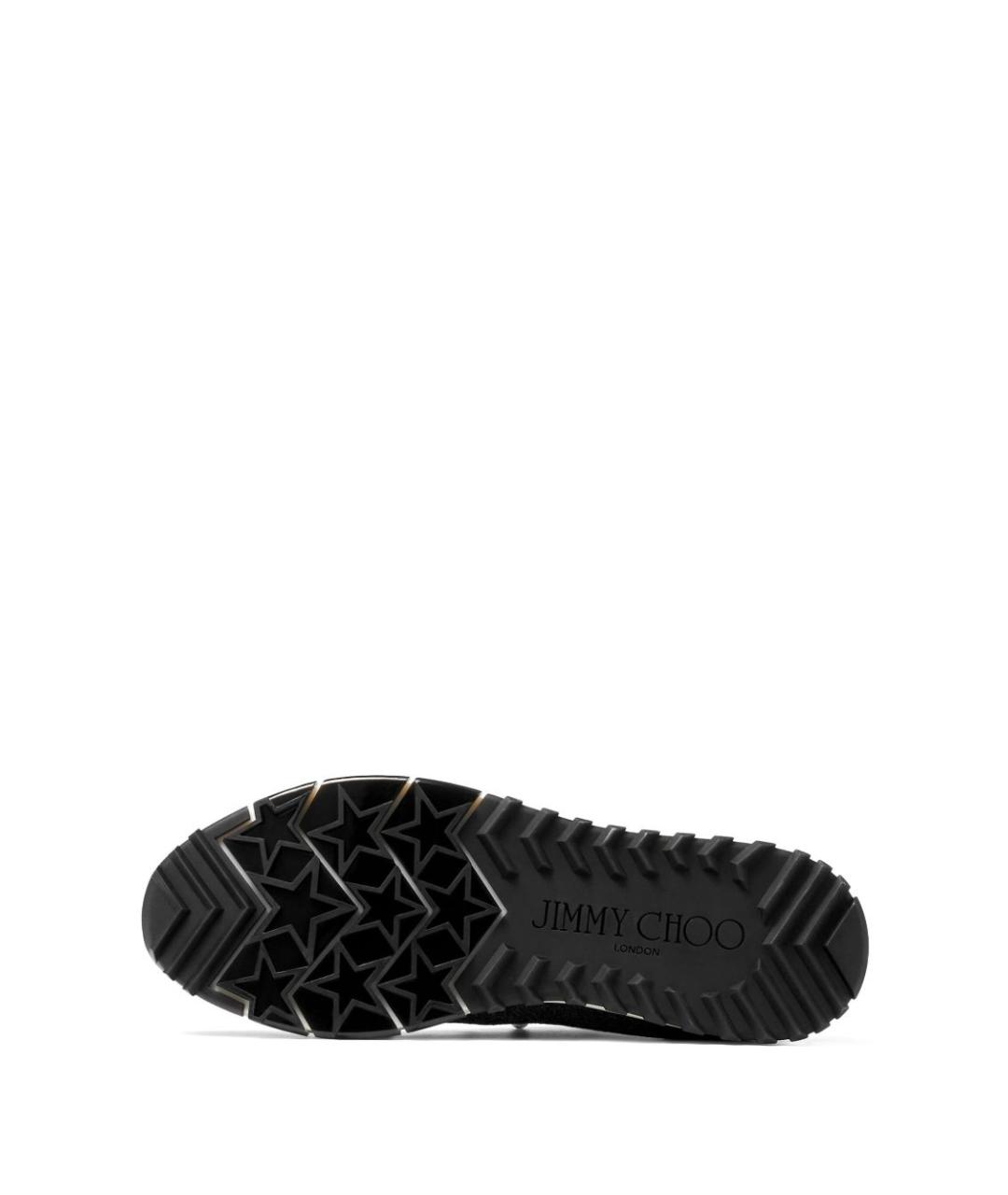 JIMMY CHOO Черные текстильные кроссовки, фото 3