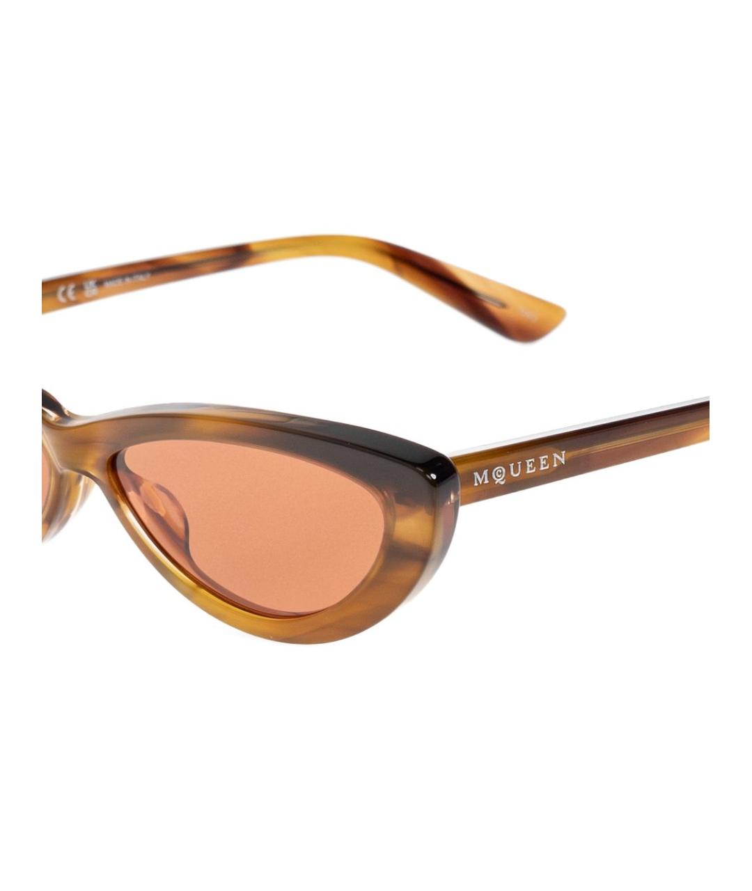 ALEXANDER MCQUEEN Мульти пластиковые солнцезащитные очки, фото 2