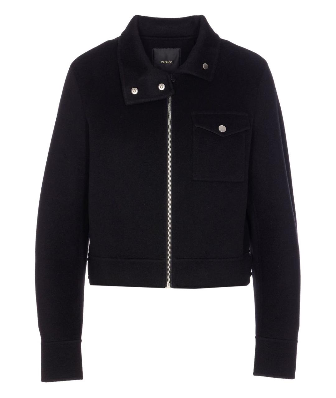 PINKO Черная шерстяная куртка, фото 1