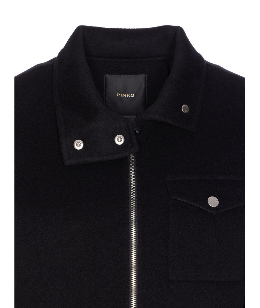 PINKO Черная шерстяная куртка, фото 3