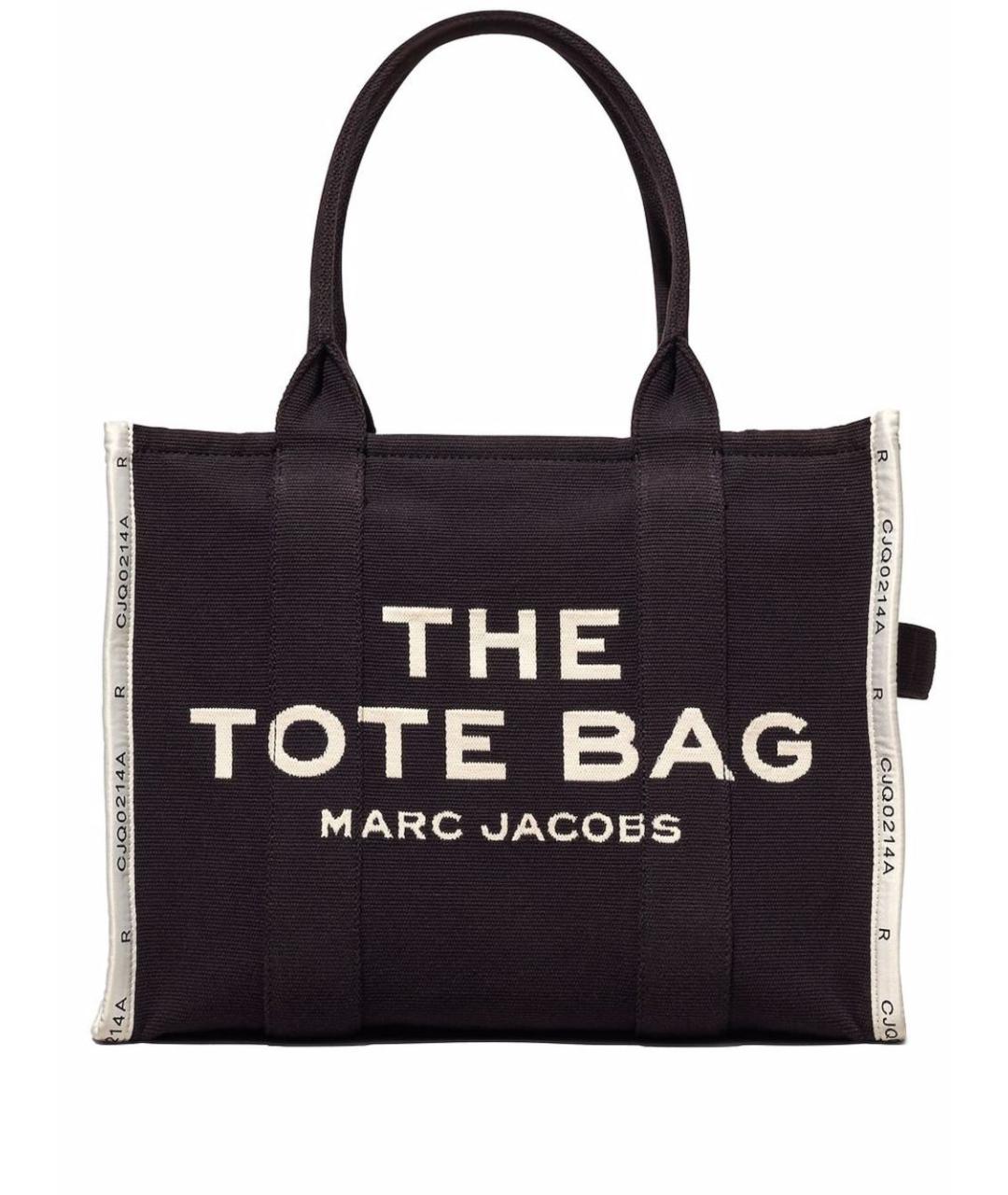 MARC JACOBS Черная тканевая сумка тоут, фото 1