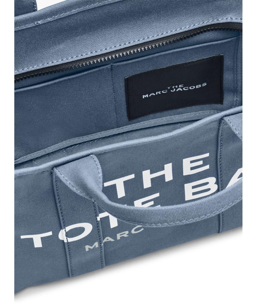 MARC JACOBS Синяя тканевая сумка тоут, фото 6