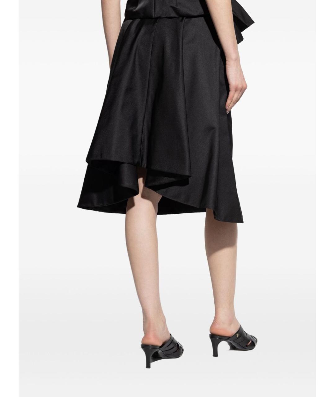 ALEXANDER MCQUEEN Черная юбка миди, фото 5