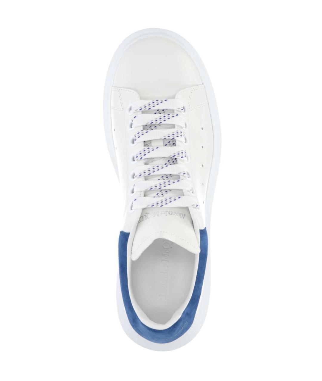 ALEXANDER MCQUEEN Белые кожаные низкие кроссовки / кеды, фото 4