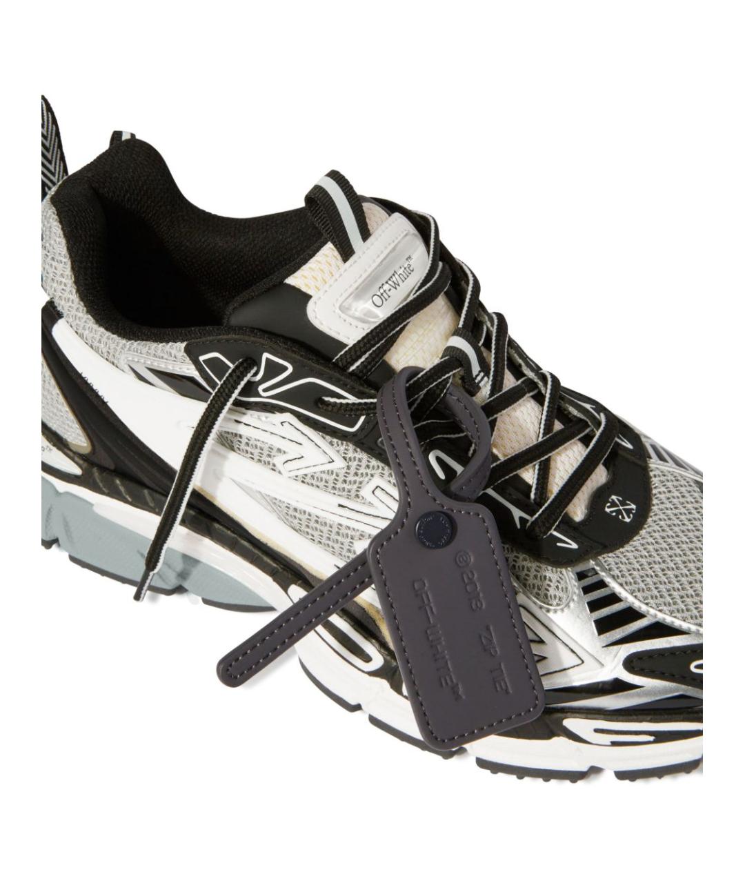 OFF-WHITE Мульти текстильные кроссовки, фото 4