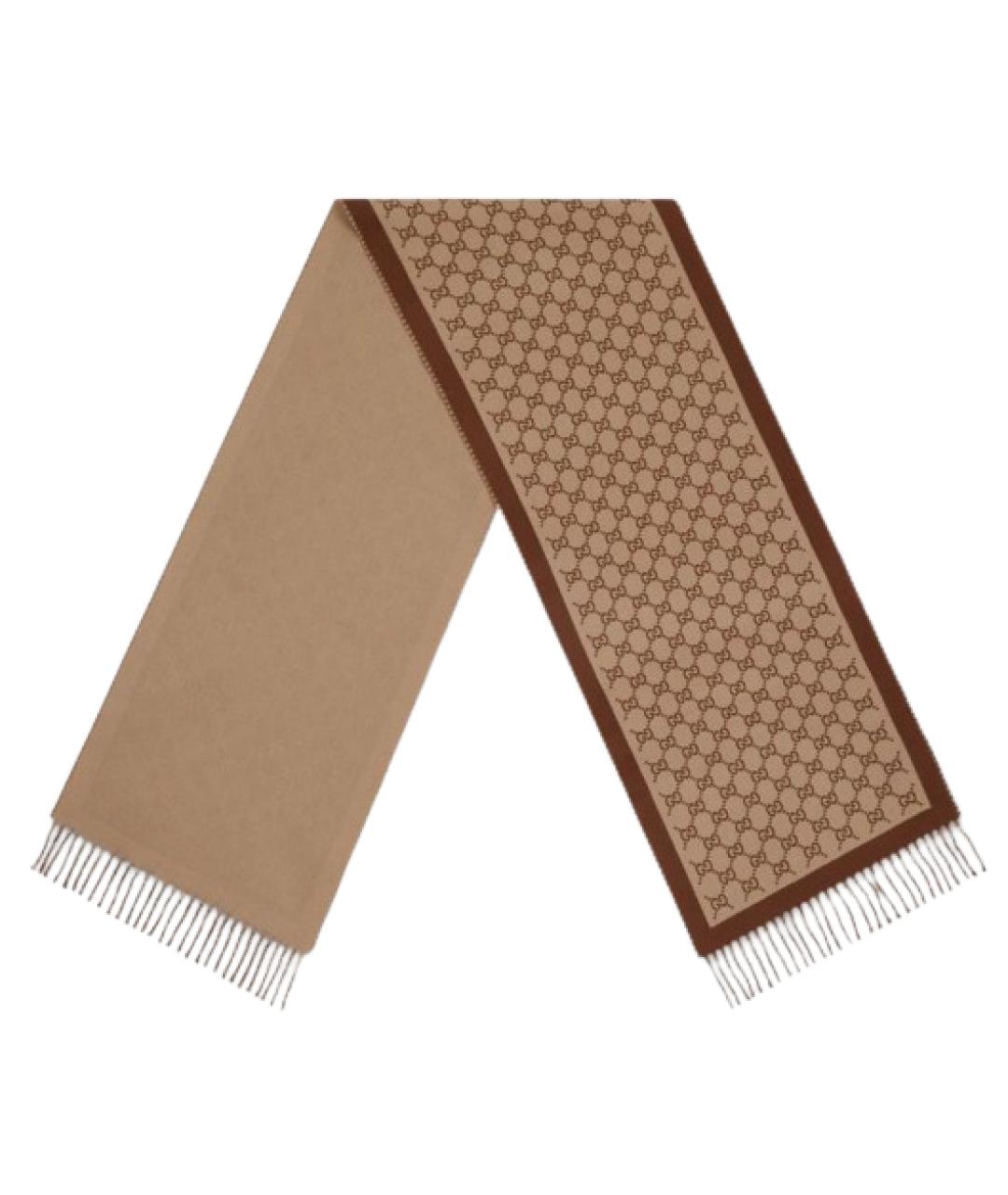 GUCCI Мульти шерстяной шарф, фото 2