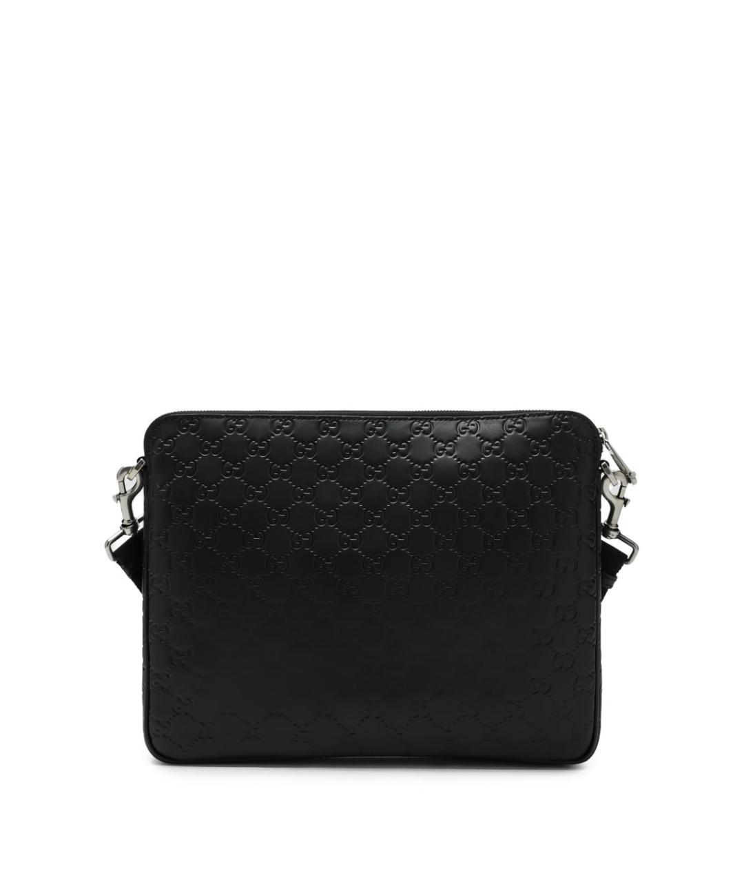 GUCCI Черная кожаная сумка на плечо, фото 7