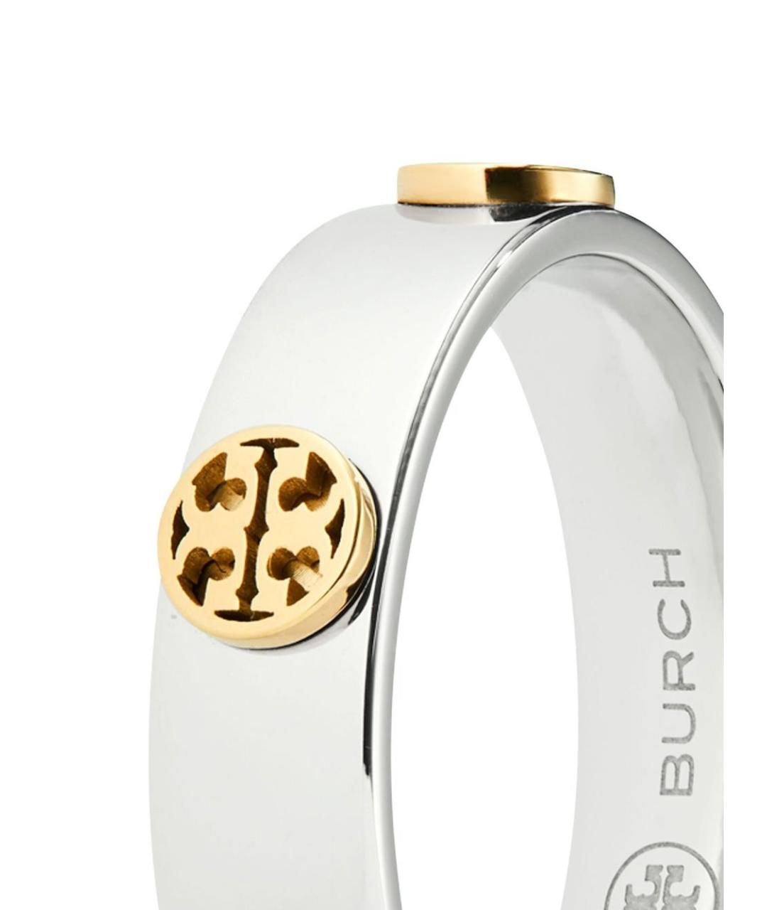 TORY BURCH Серебряное латунное кольцо, фото 3
