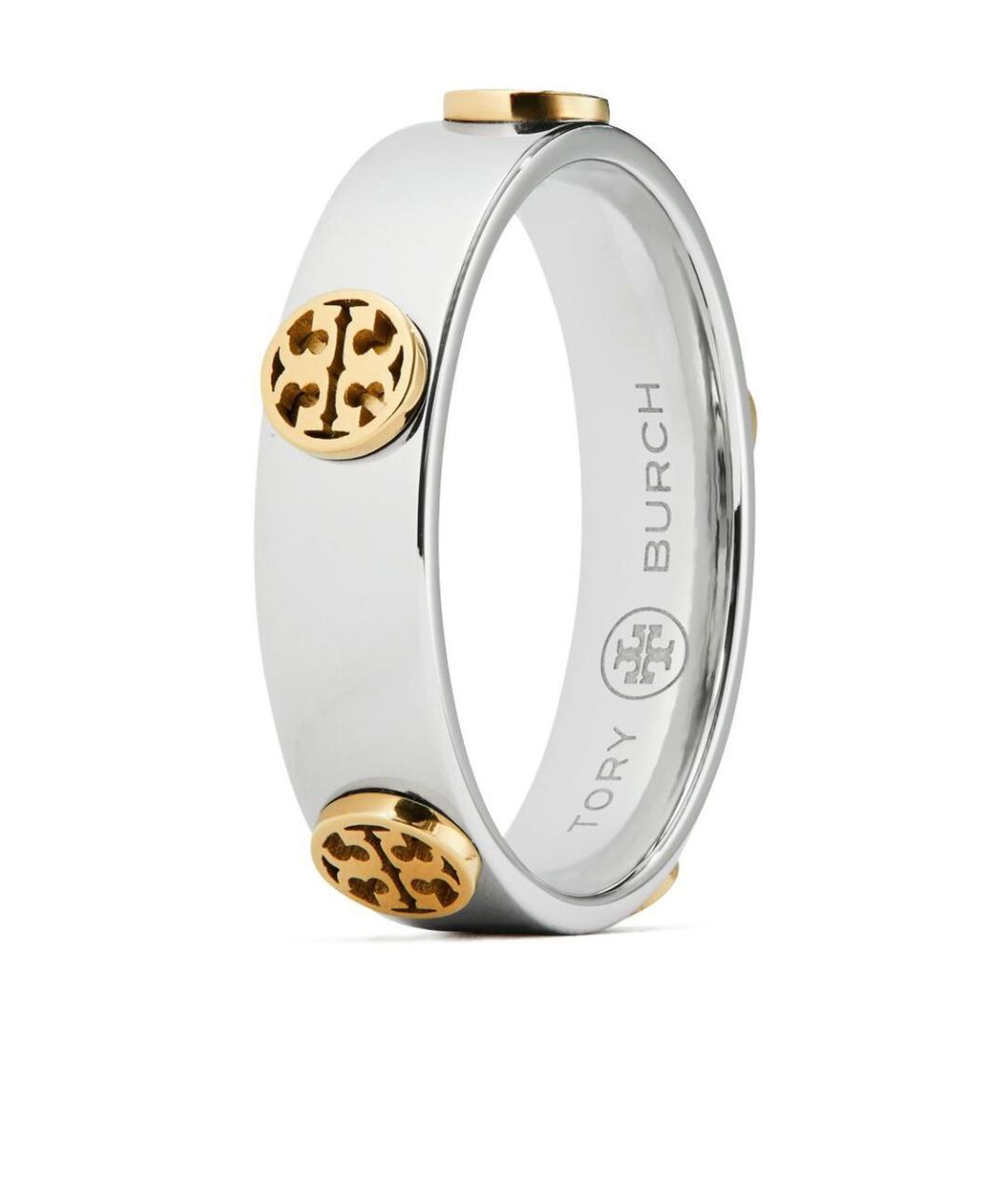 TORY BURCH Серебряное латунное кольцо, фото 4