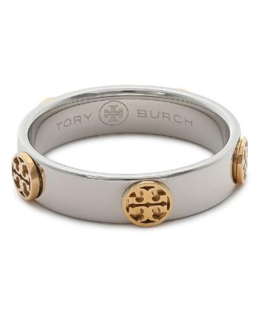 TORY BURCH Серебряное латунное кольцо, фото 1