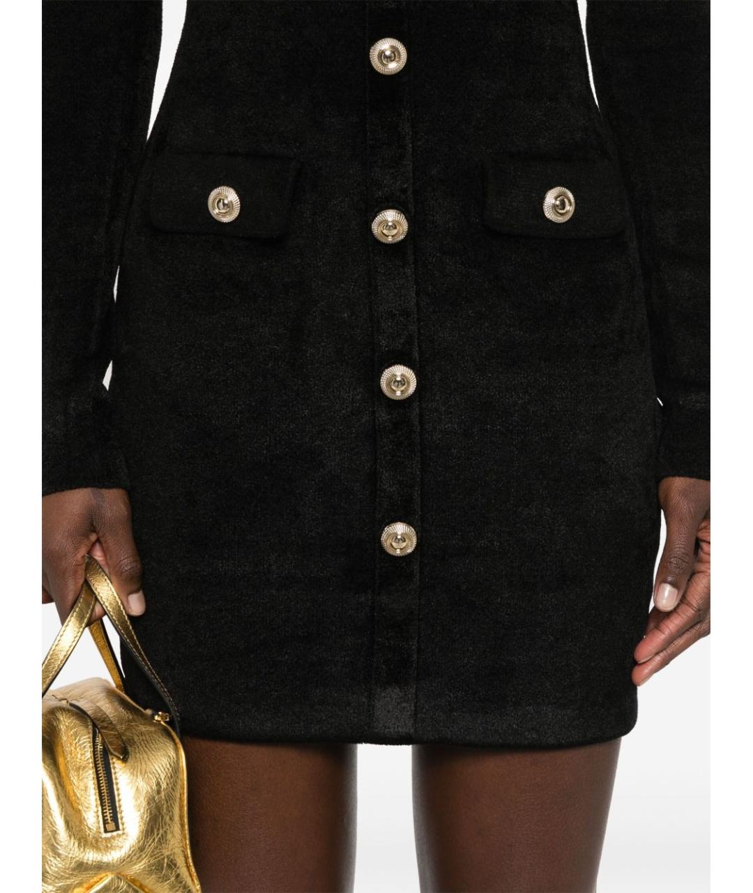 SELF-PORTRAIT Черное полиэстеровое коктейльное платье, фото 2