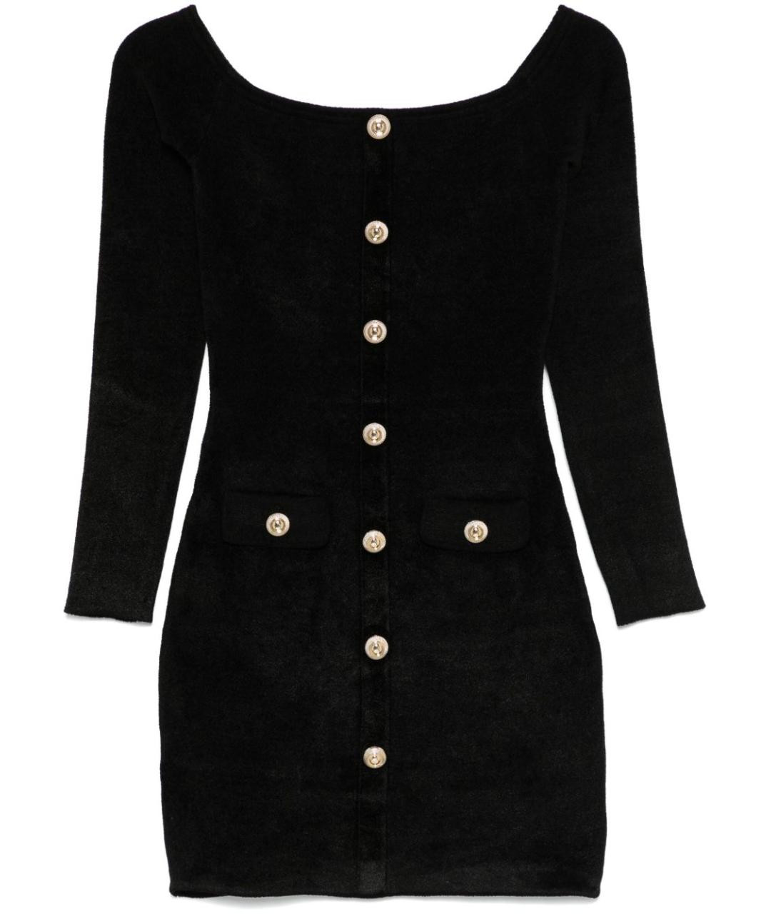 SELF-PORTRAIT Черное полиэстеровое коктейльное платье, фото 1