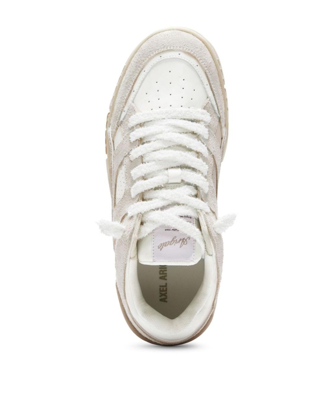 AXEL ARIGATO Бежевые замшевые низкие кроссовки / кеды, фото 5