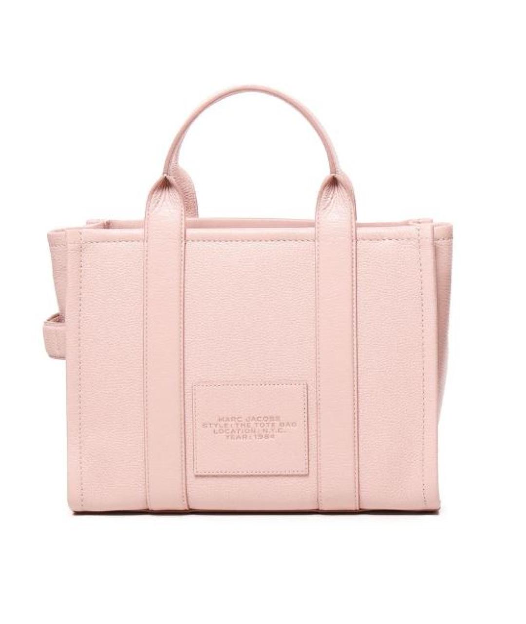 MARC JACOBS Розовая кожаная сумка тоут, фото 2
