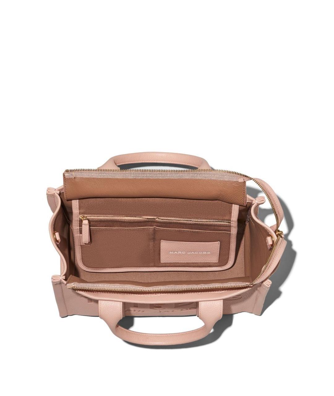 MARC JACOBS Розовая кожаная сумка тоут, фото 6