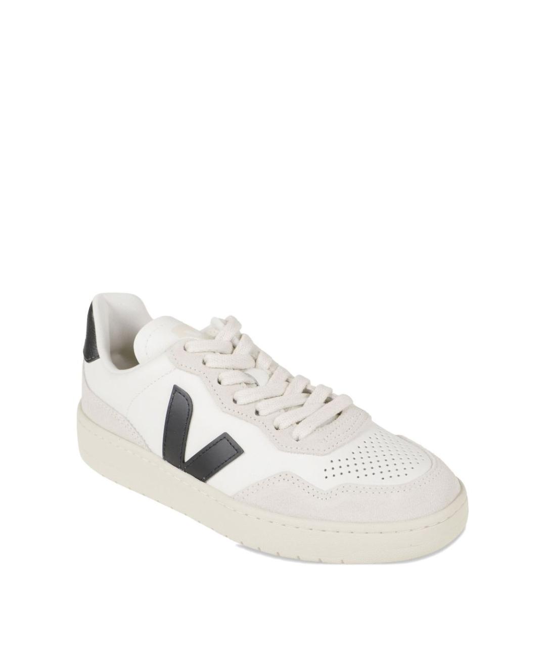 VEJA Белые кожаные низкие кроссовки / кеды, фото 2