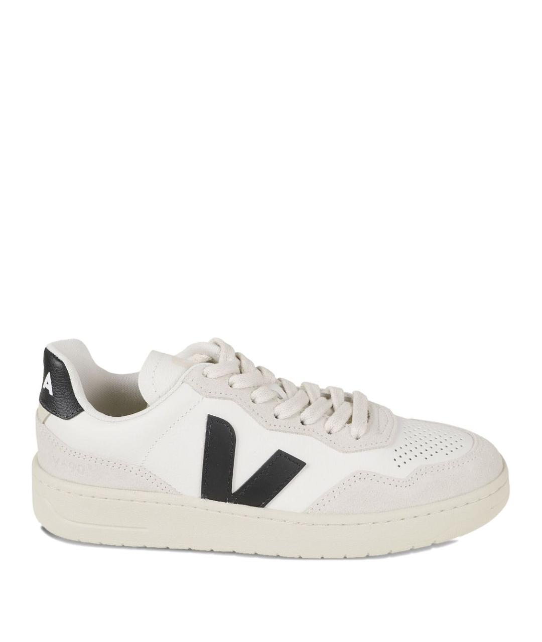 VEJA Белые кожаные низкие кроссовки / кеды, фото 1
