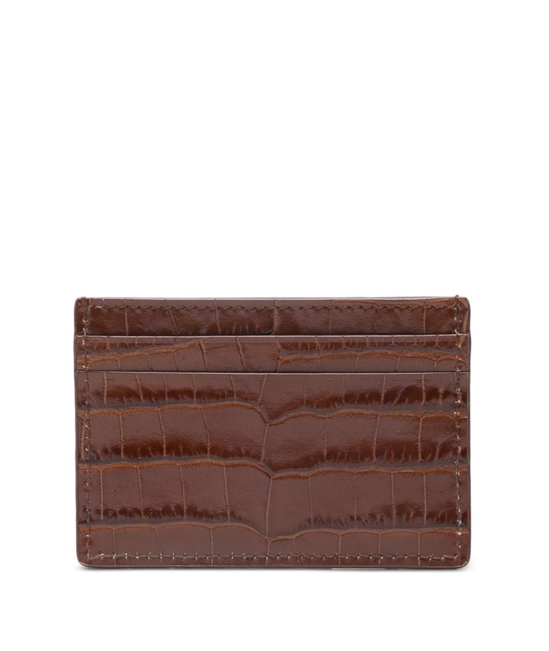 TOM FORD Коричневый кожаный кардхолдер, фото 3