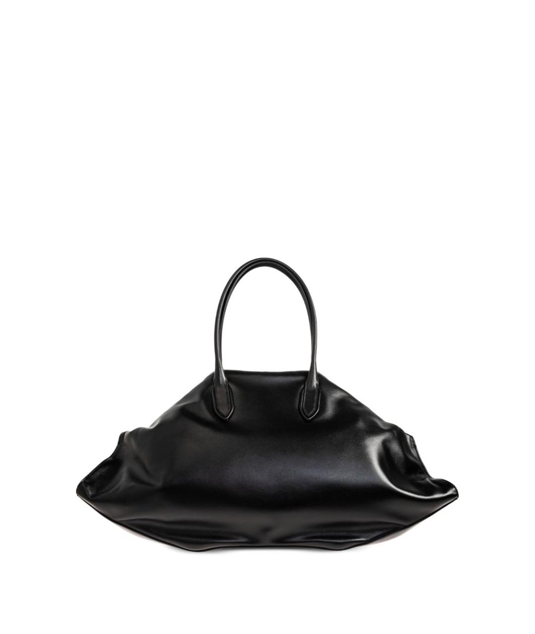 ALEXANDER MCQUEEN Черная кожаная сумка тоут, фото 4