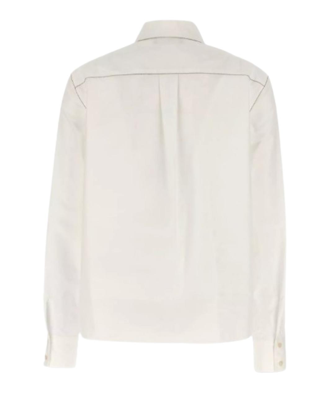 FABIANA FILIPPI Белая хлопковая рубашка, фото 3