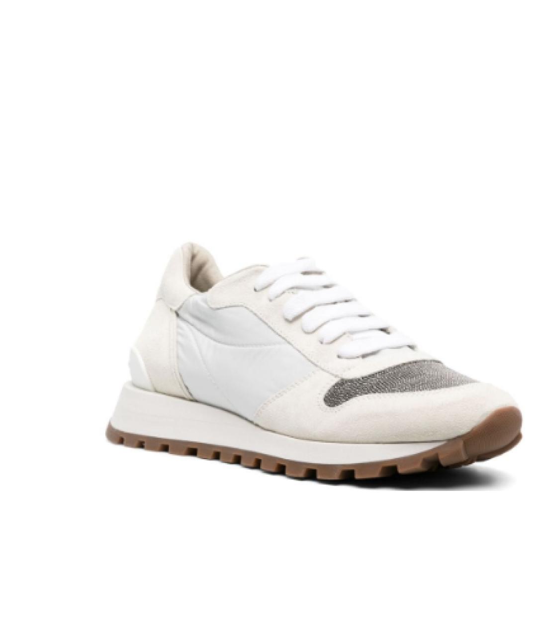 BRUNELLO CUCINELLI Белые ботинки, фото 3