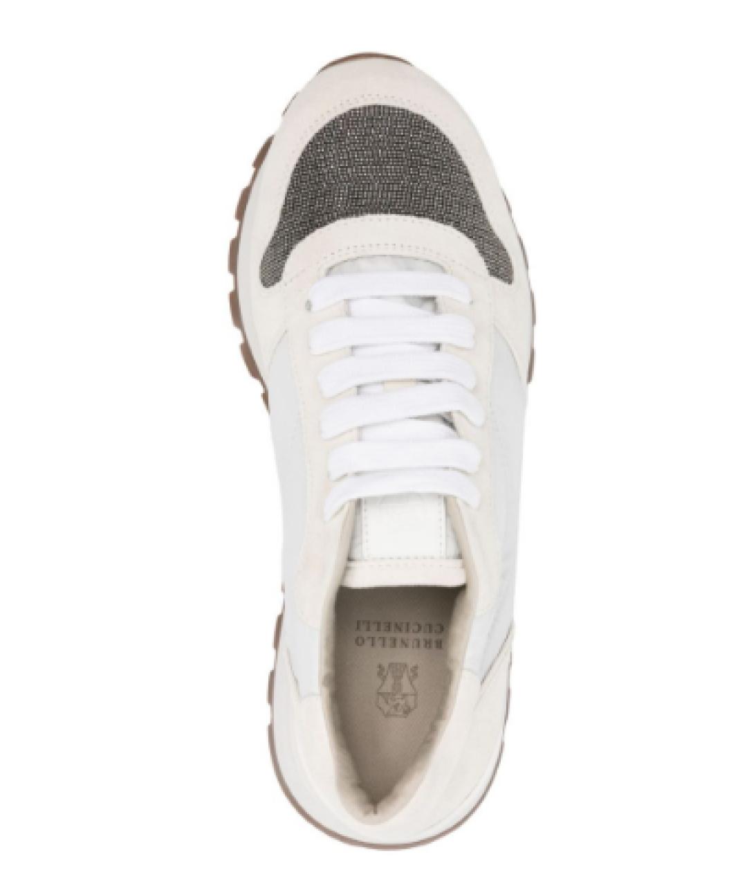 BRUNELLO CUCINELLI Белые ботинки, фото 4