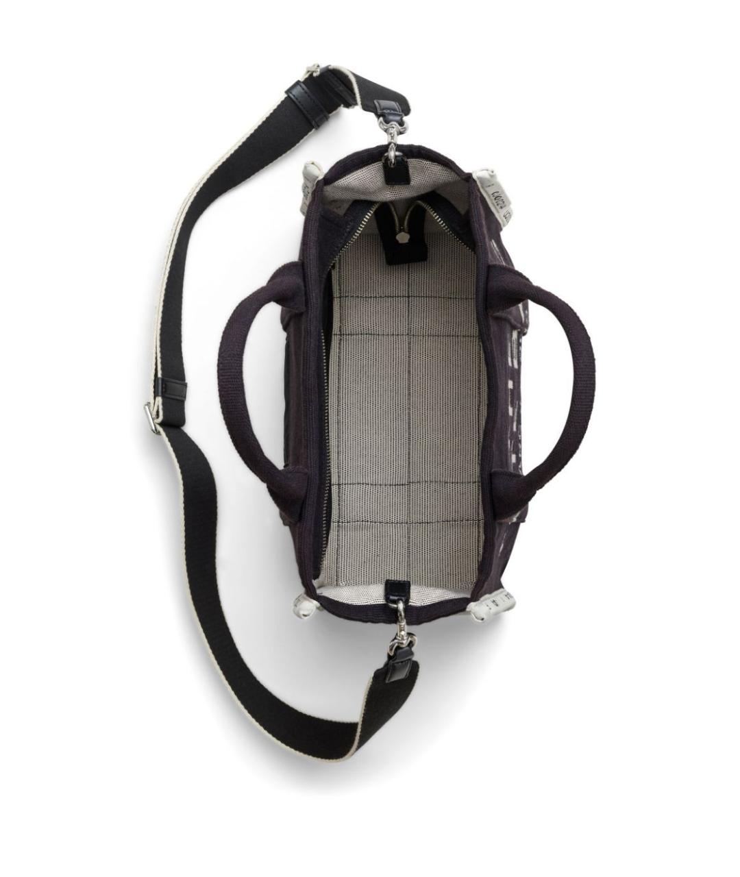 MARC JACOBS Черная тканевая сумка тоут, фото 3