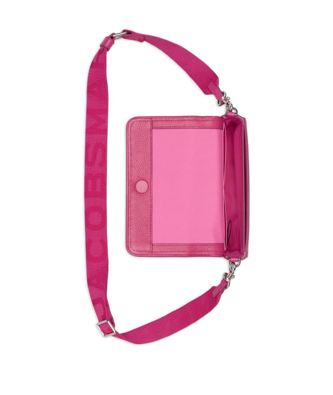 MARC JACOBS Фуксия кожаная сумка через плечо, фото 5