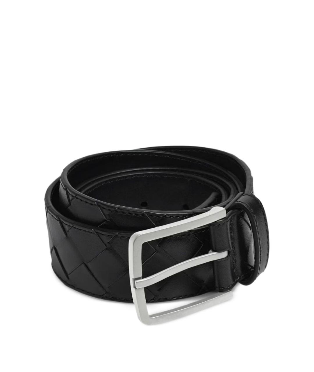 BOTTEGA VENETA Черный ремень, фото 2