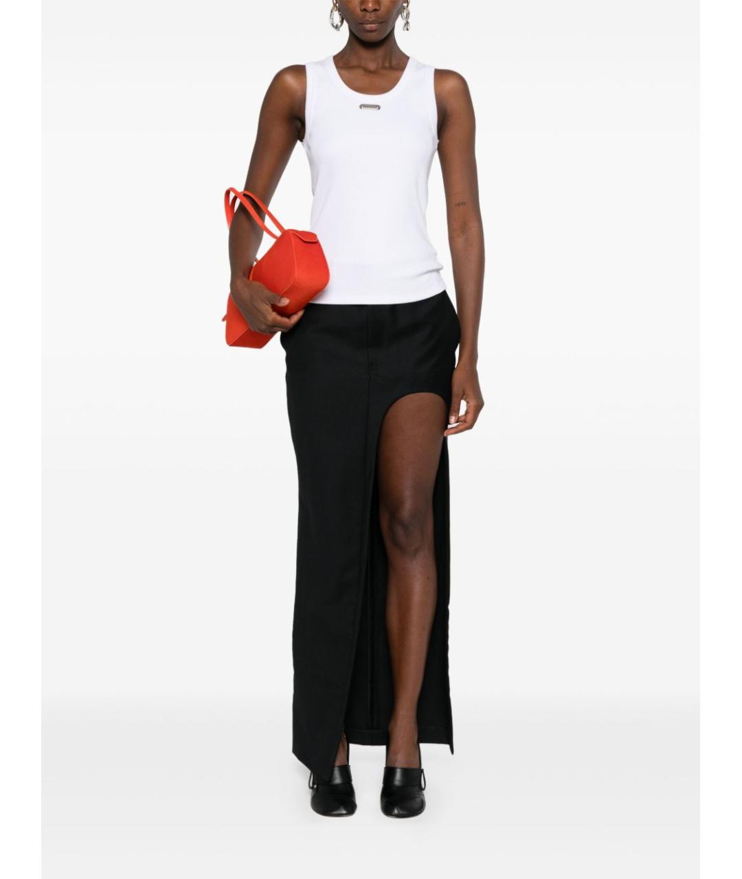 ALEXANDER MCQUEEN Белая хлопковая майка, фото 2