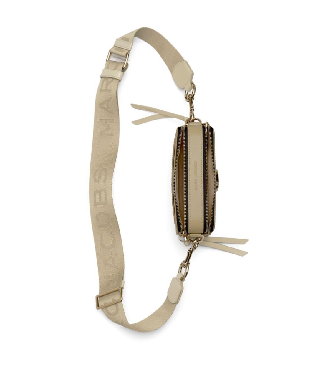 MARC JACOBS Бежевая кожаная сумка через плечо, фото 7