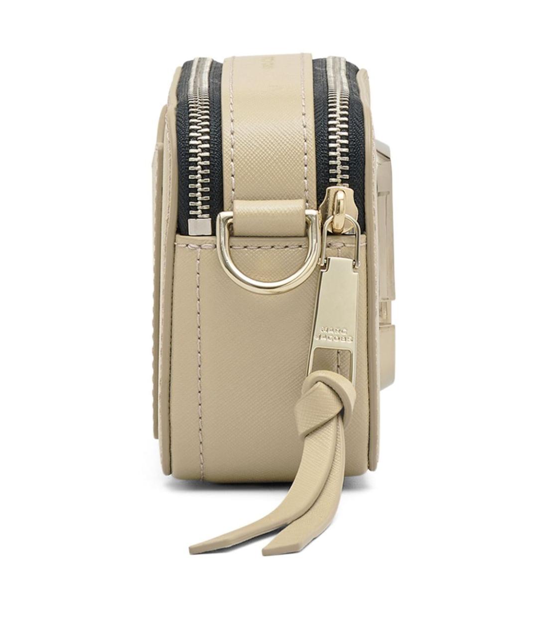 MARC JACOBS Бежевая кожаная сумка через плечо, фото 4