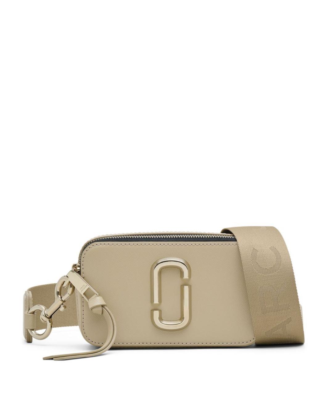 MARC JACOBS Бежевая кожаная сумка через плечо, фото 1