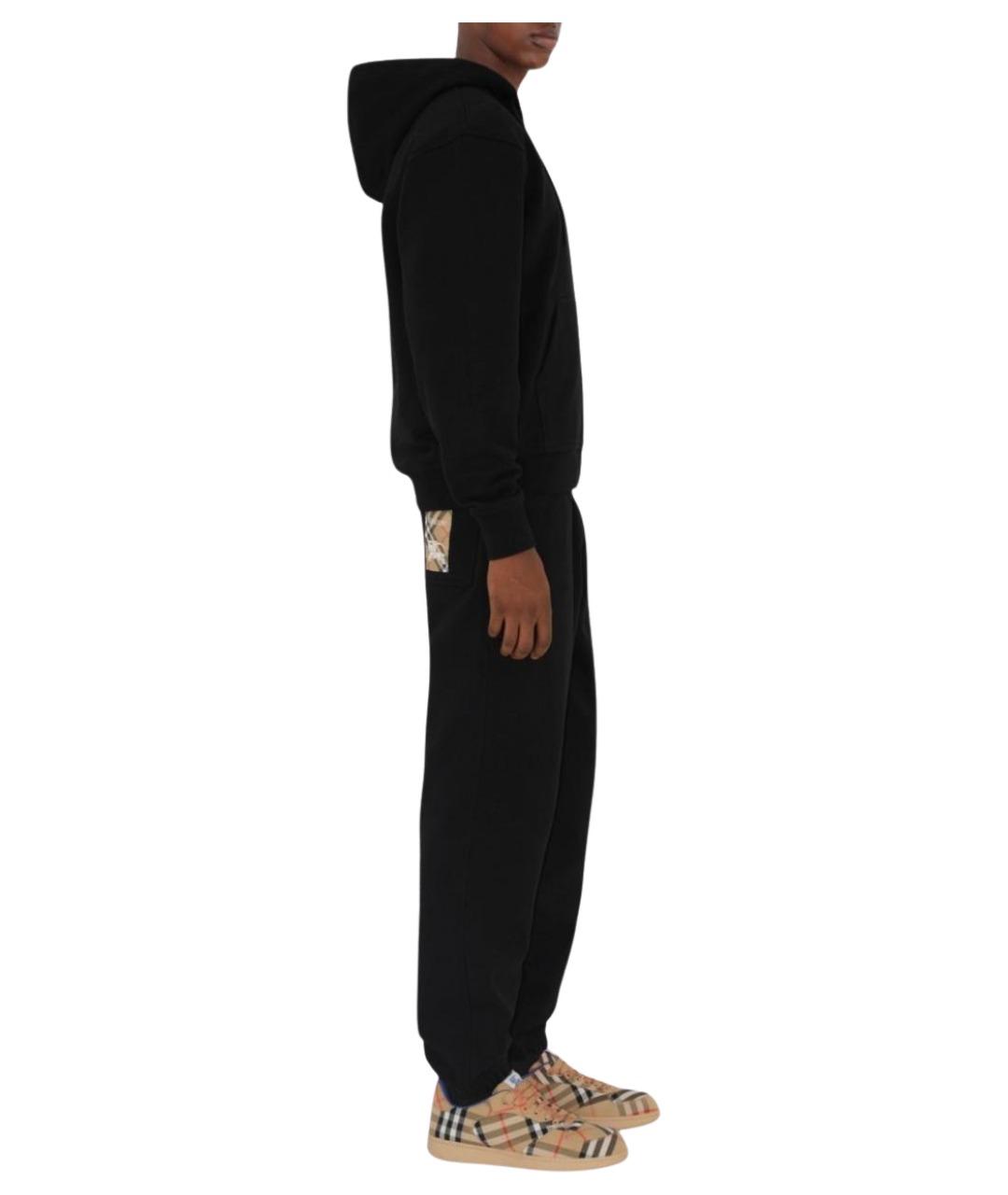 BURBERRY Черные повседневные брюки, фото 4