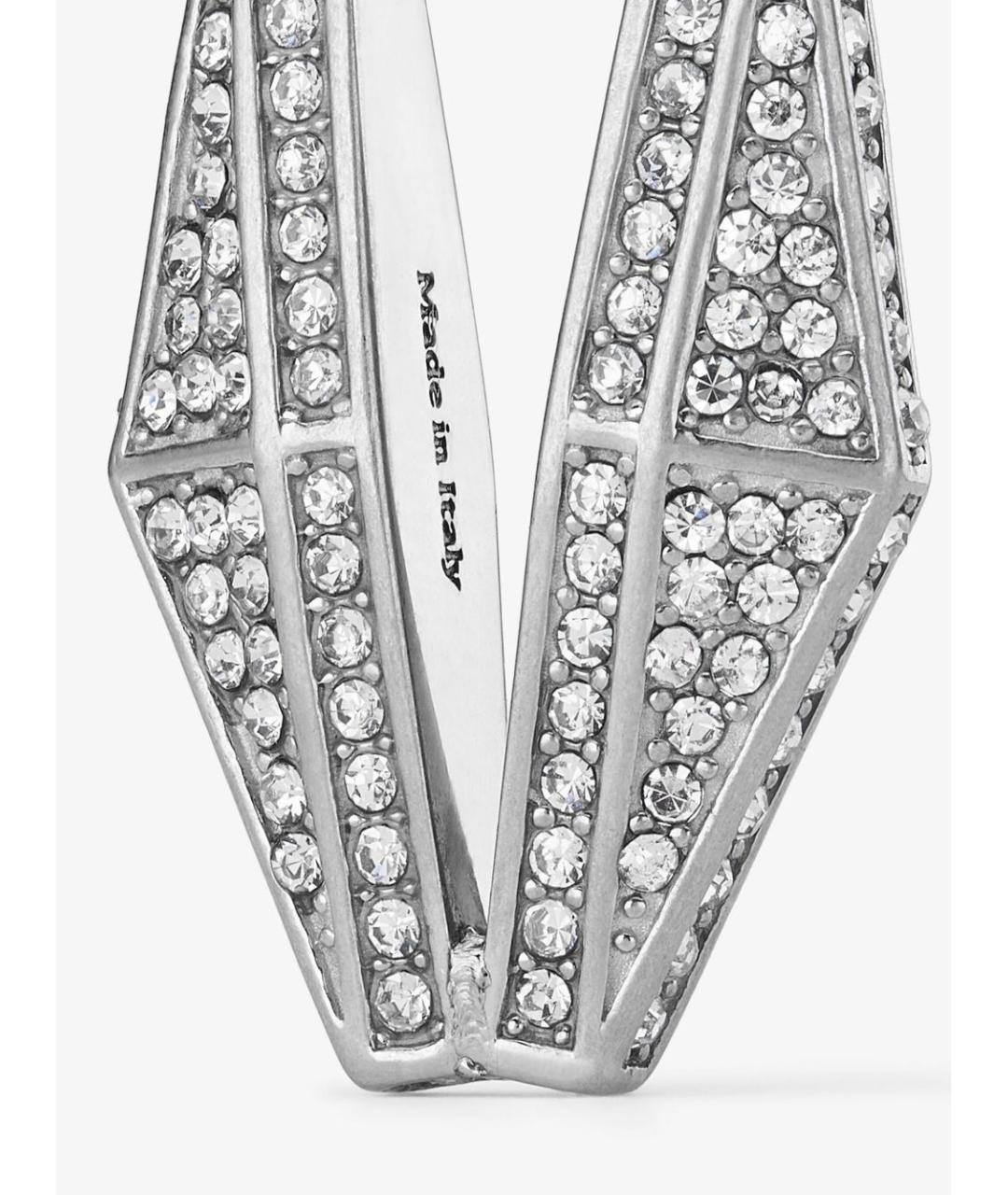 JIMMY CHOO Серебряные металлические серьги, фото 5