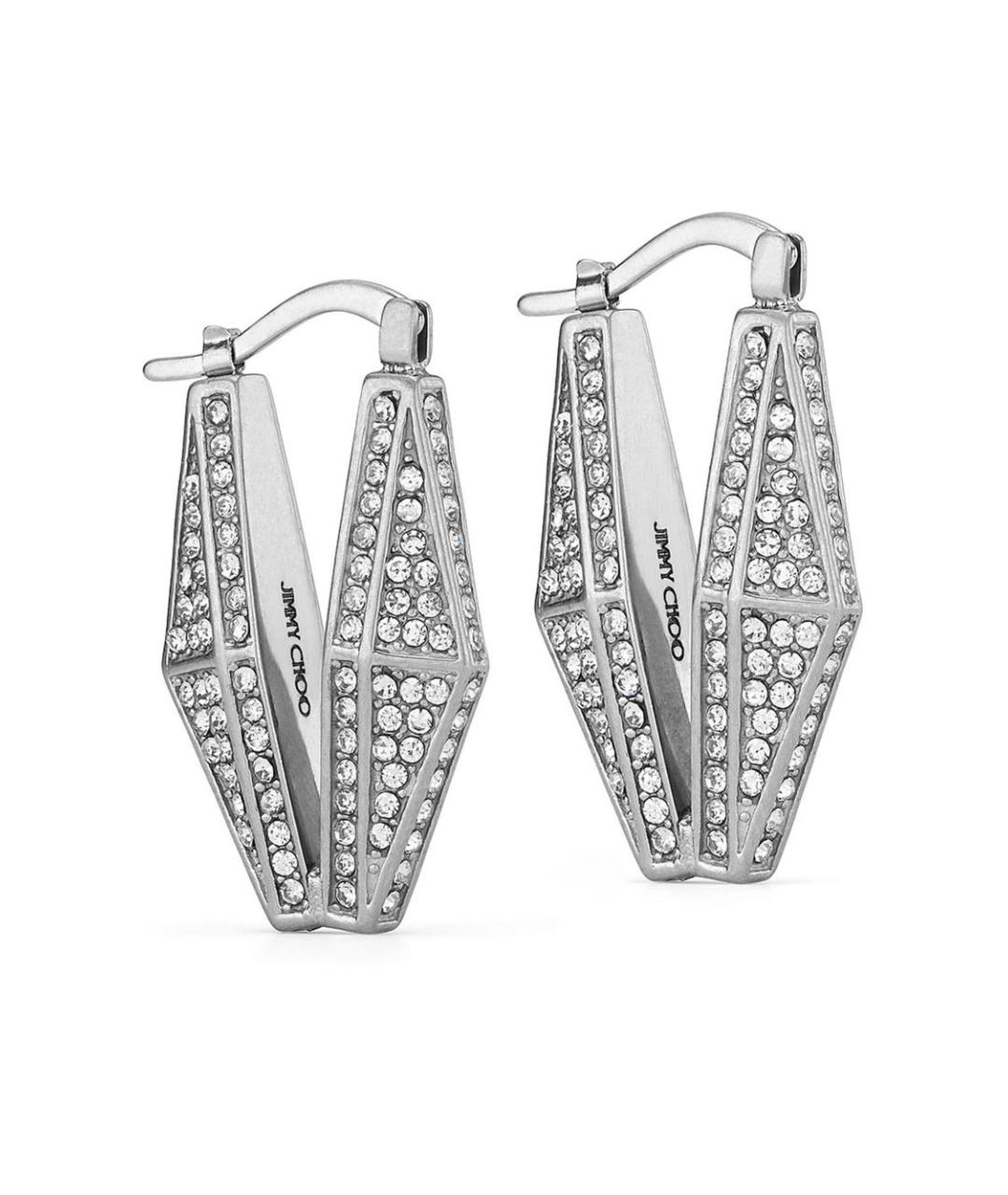JIMMY CHOO Серебряные металлические серьги, фото 2