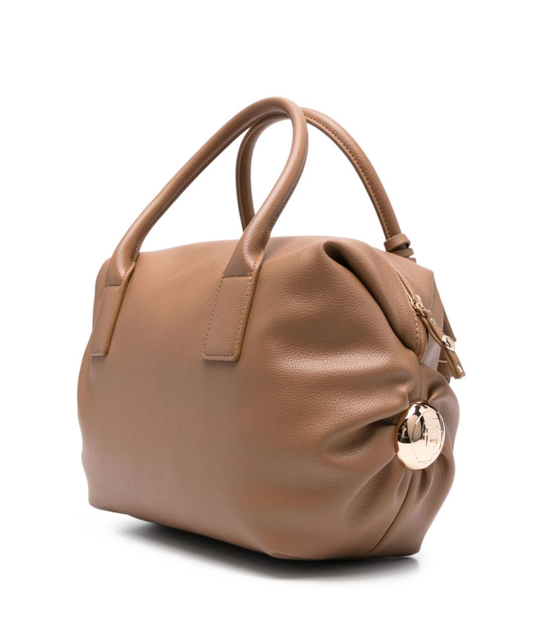 LIU JO Коричневая сумка тоут из искусственной кожи, фото 2