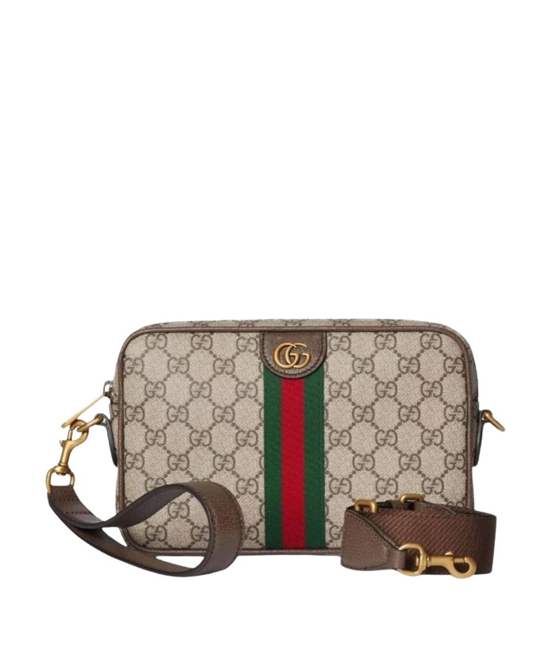 GUCCI Бежевая сумка на плечо, фото 1