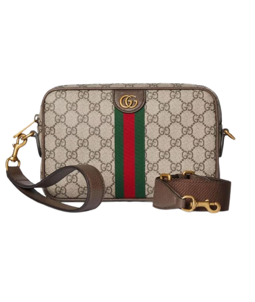 GUCCI Бежевая сумка на плечо, фото 5