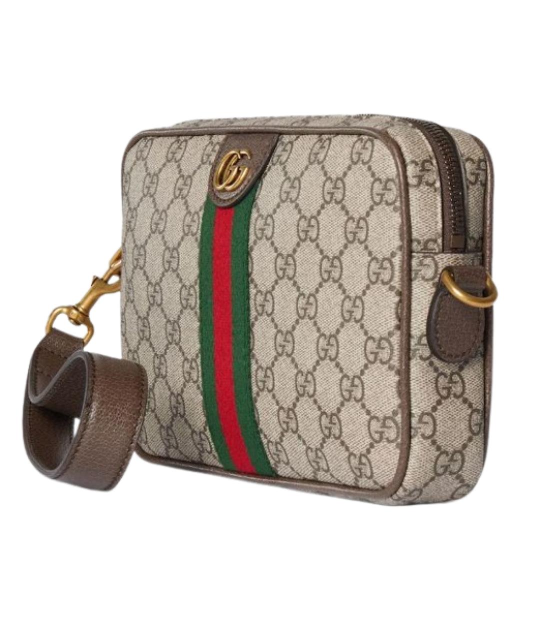 GUCCI Бежевая сумка на плечо, фото 2