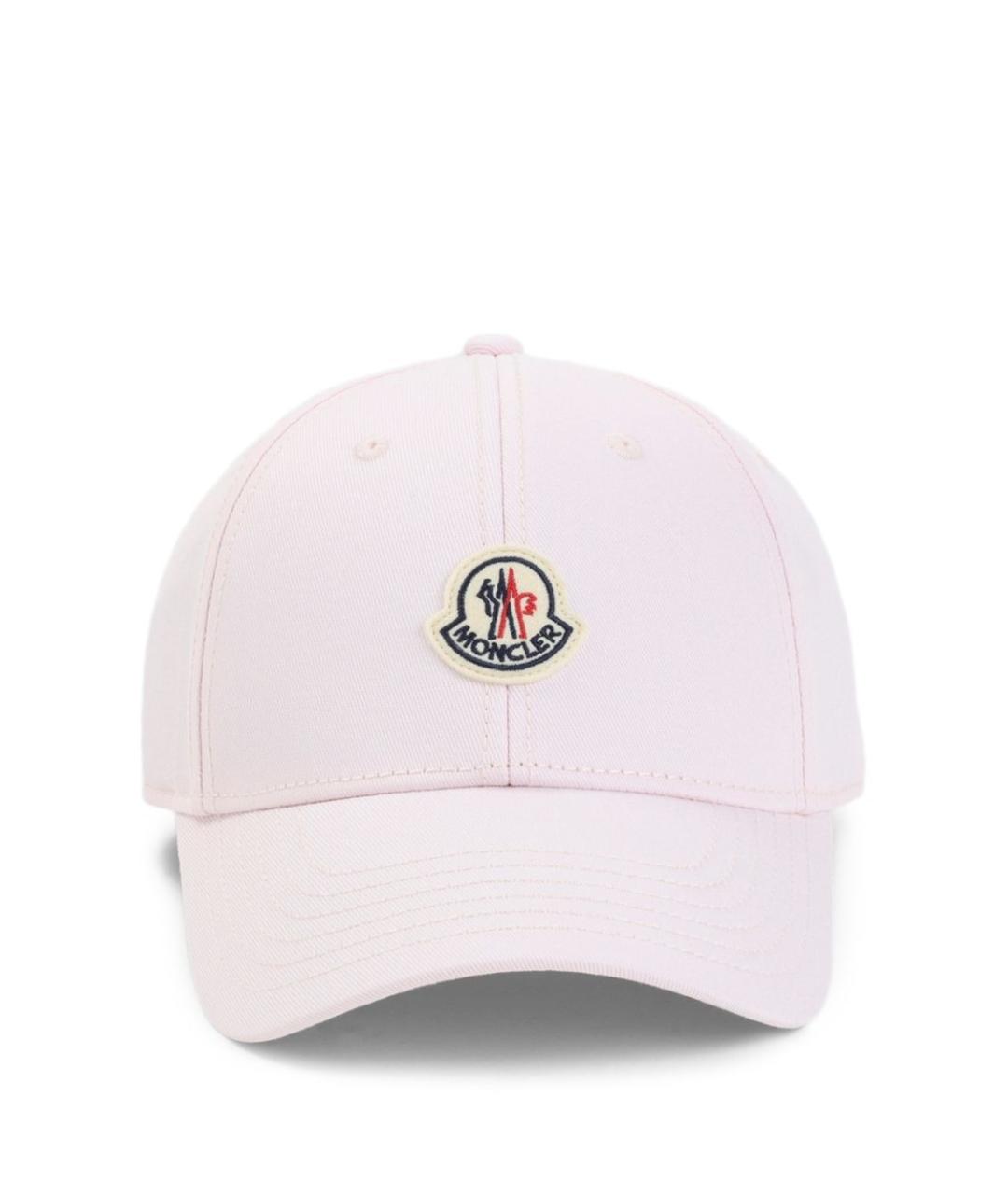 MONCLER Белая хлопковая кепка, фото 1