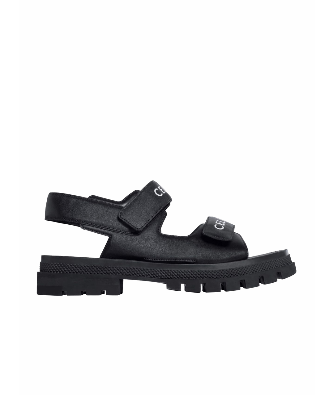 CELINE PRE-OWNED Черные кожаные сандалии, фото 1