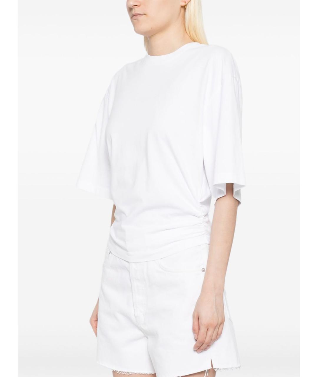 AGOLDE Белая хлопковая футболка, фото 5