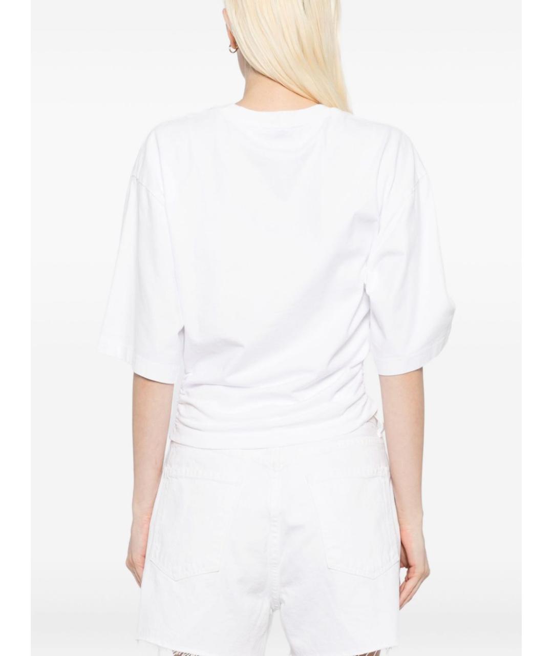 AGOLDE Белая хлопковая футболка, фото 3