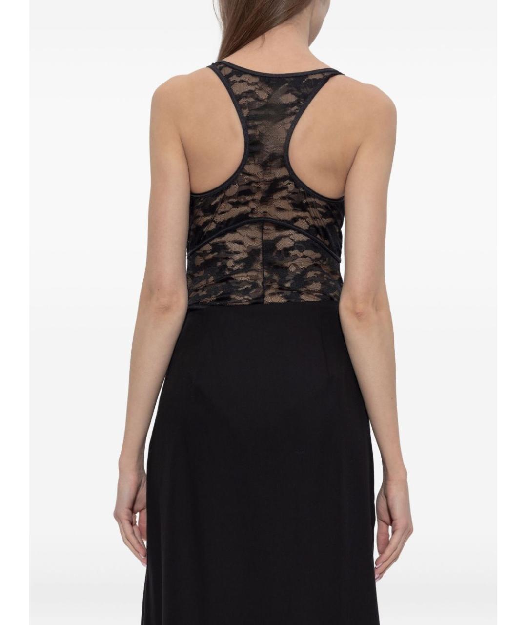 DIESEL Черное полиамидовое боди, фото 4